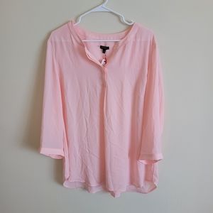 Talbots pink blouse